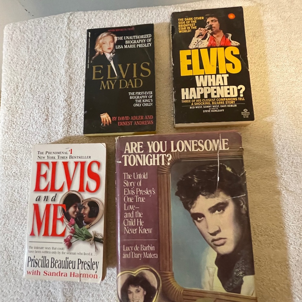 4 books total- Elvis Presley